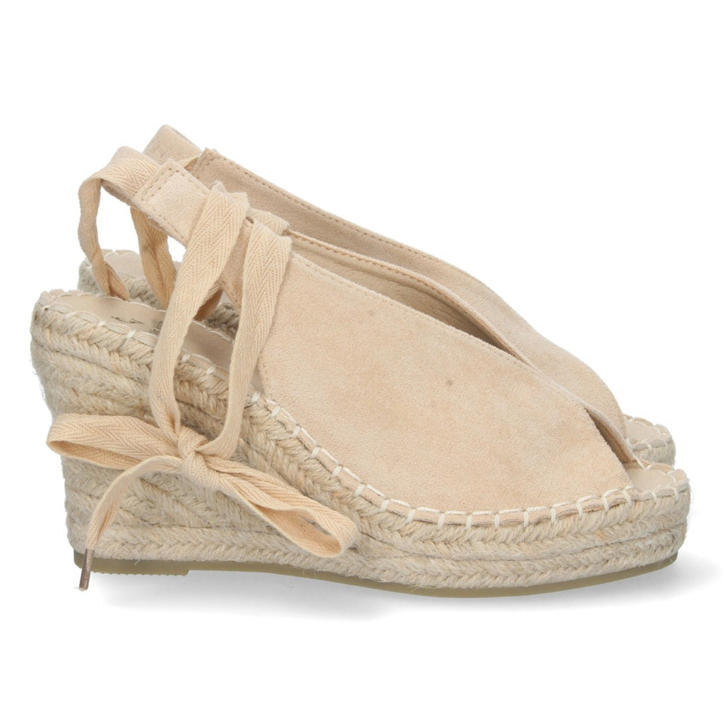Bolsoloco Sandalia Cuña Beige