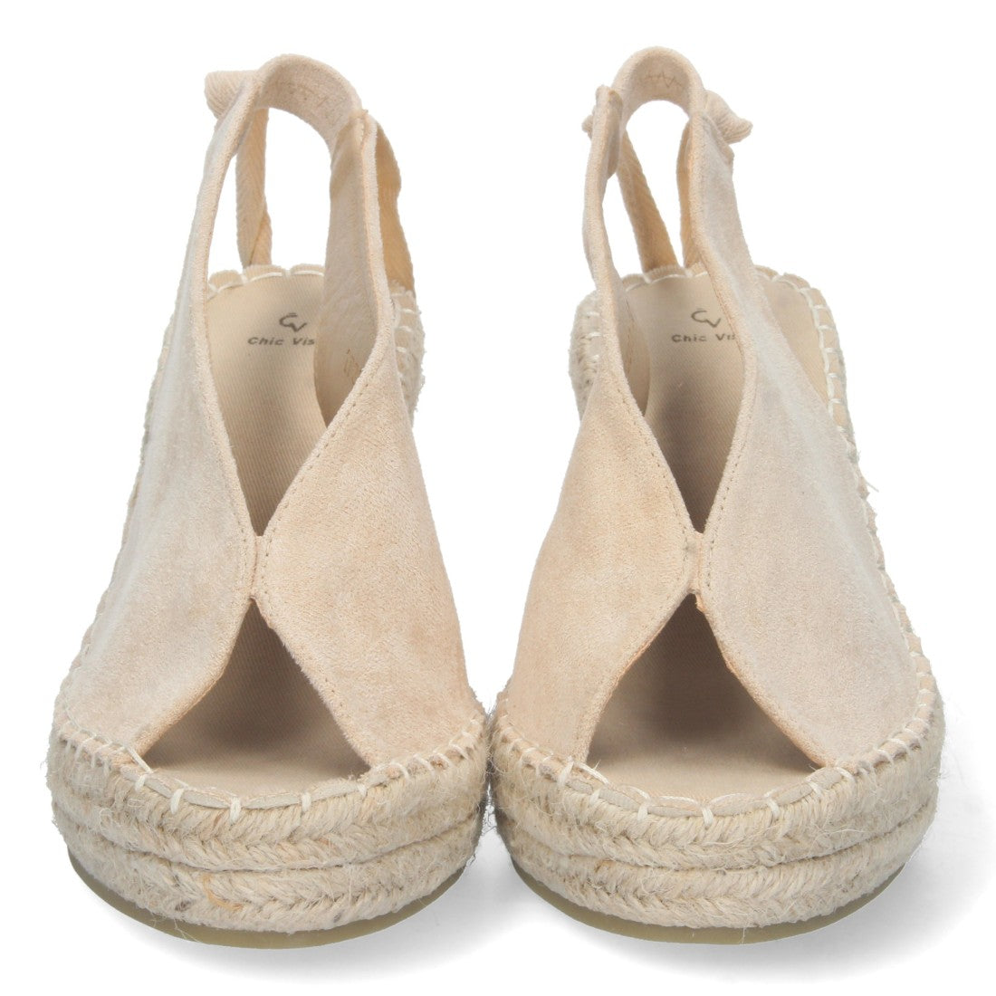 Bolsoloco Sandalia Cuña Beige