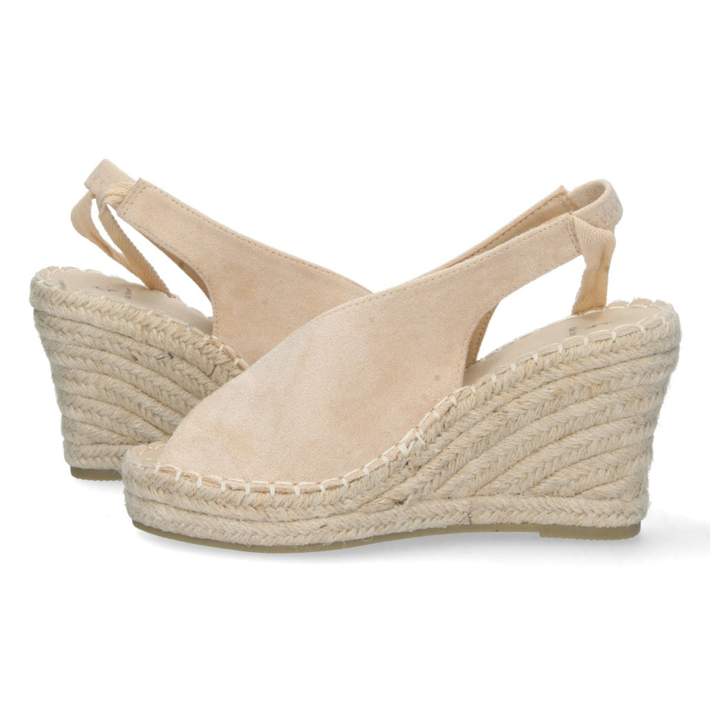 Bolsoloco Sandalia Cuña Beige