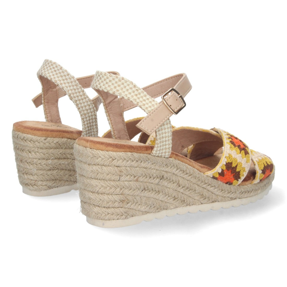 Bolsoloco Sandalia Cuña Beige