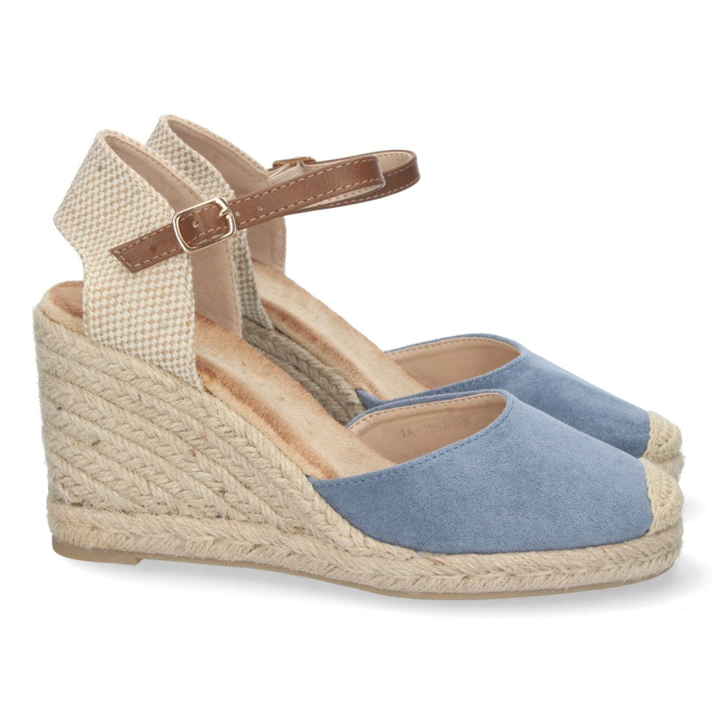 Bolsoloco Sandalia Cuña Azul