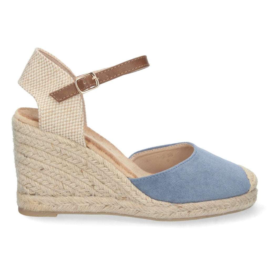 Bolsoloco Sandalia Cuña Azul
