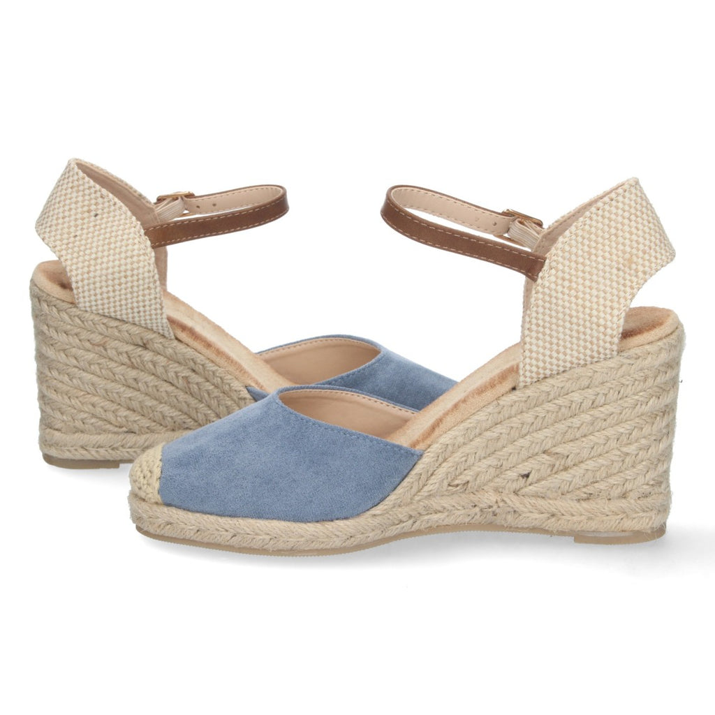 Bolsoloco Sandalia Cuña Azul