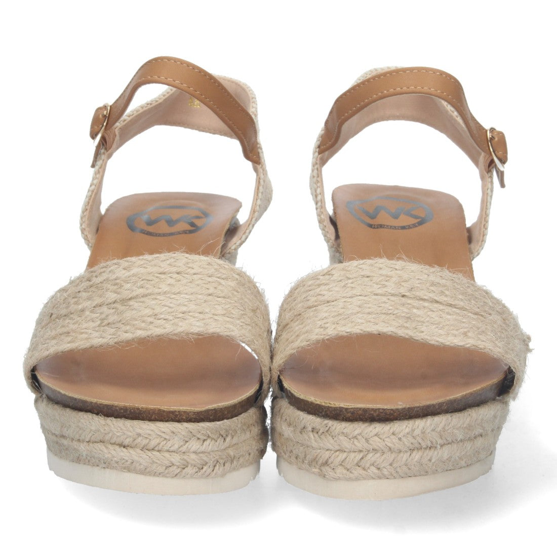 Bolsoloco Sandalia Cuña Beige