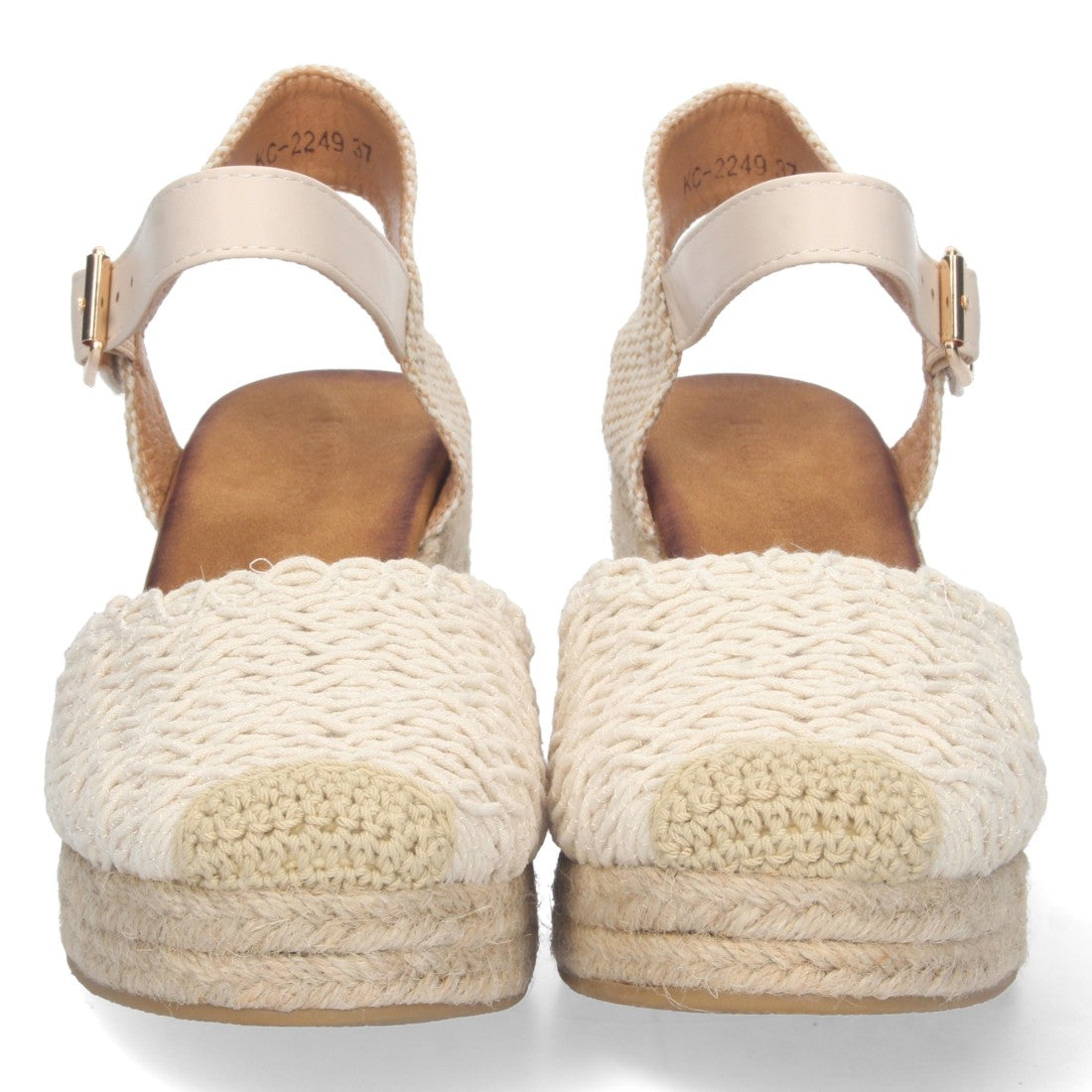 Bolsoloco Sandalia Cuña Beige