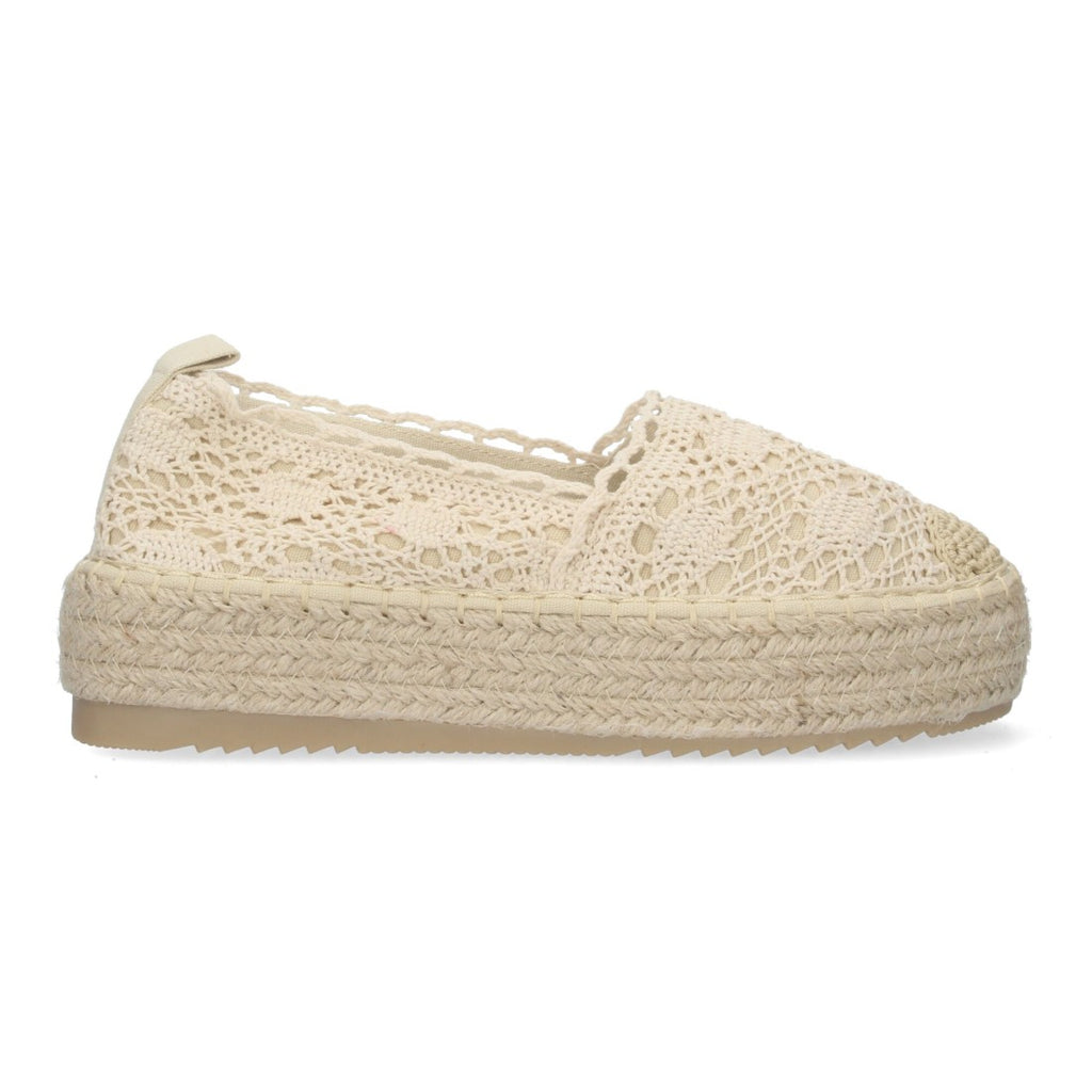 Alpargatas de Encaje con Suela de Yute