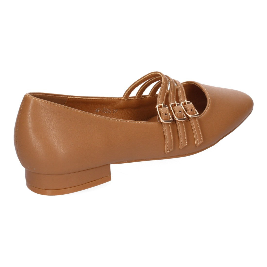 Bolsoloco Bailarina Hebilla Camel