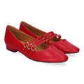 Bolsoloco Bailarina Hebilla Rojo