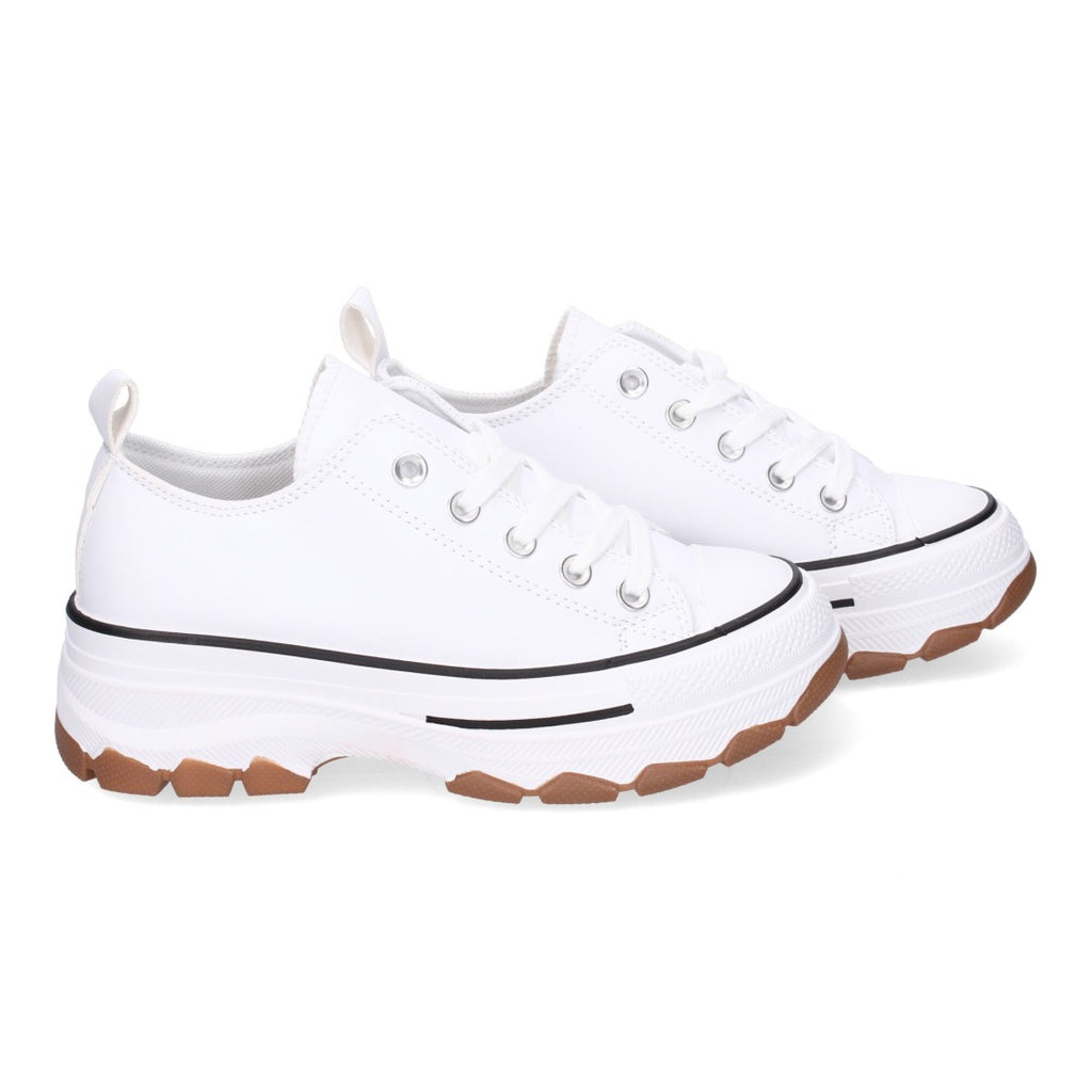 Bolsoloco Zapato Plataforma Blanco