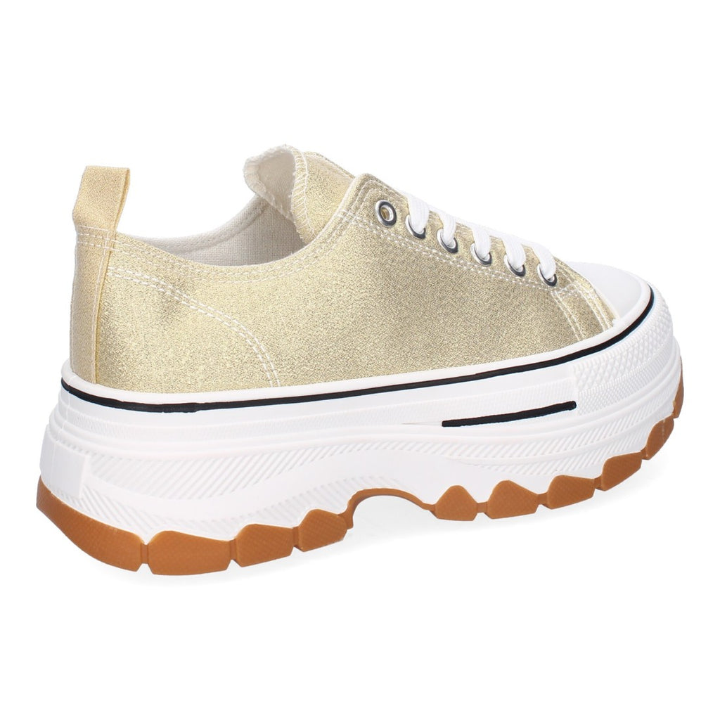 Bolsoloco Zapato Plataforma Oro