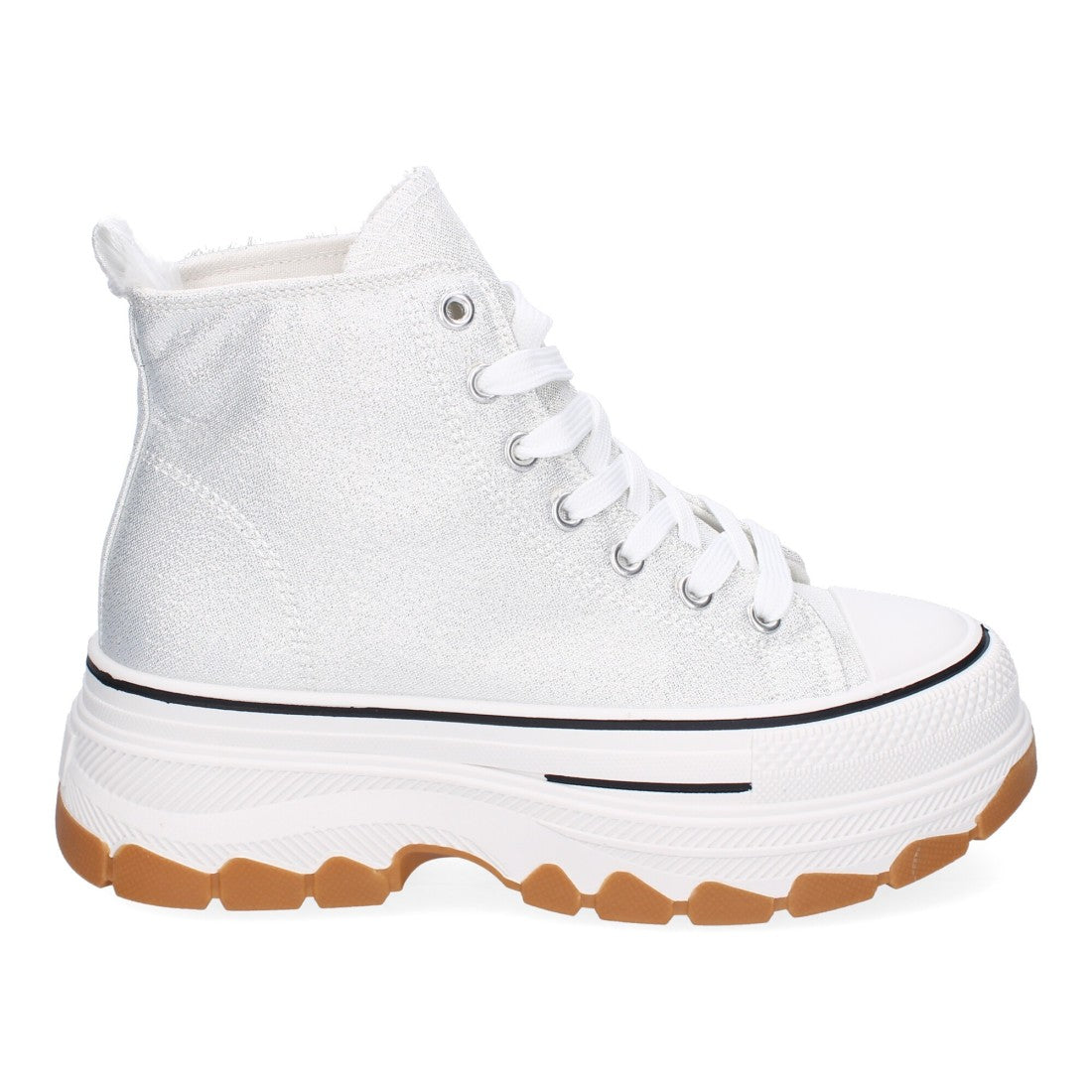 Bolsoloco Zapato Plataforma Plata