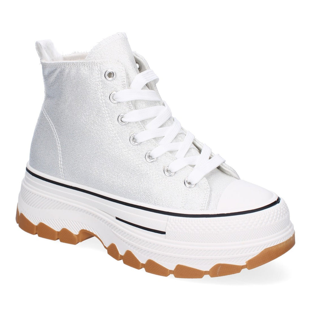 Bolsoloco Zapato Plataforma Plata