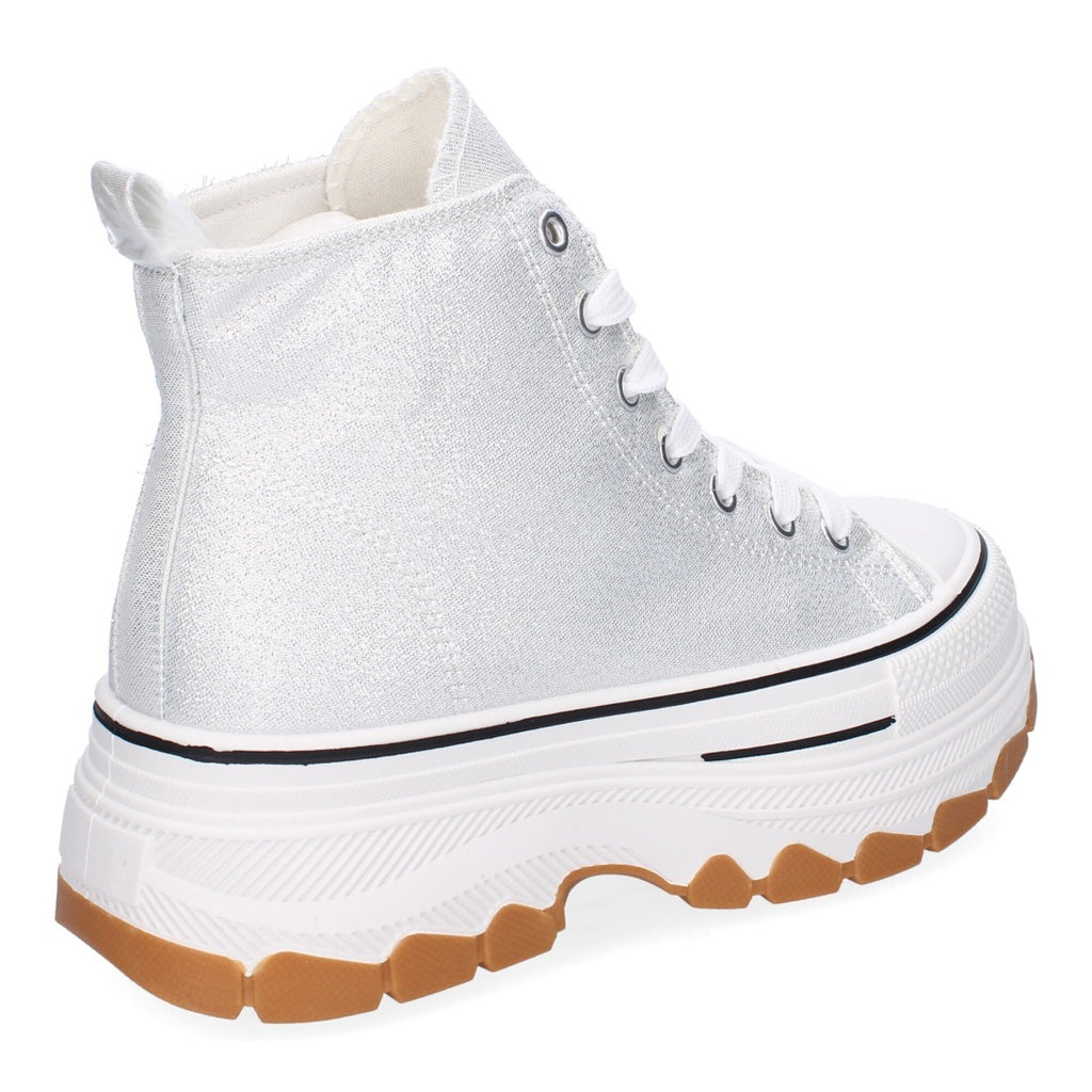 Bolsoloco Zapato Plataforma Plata