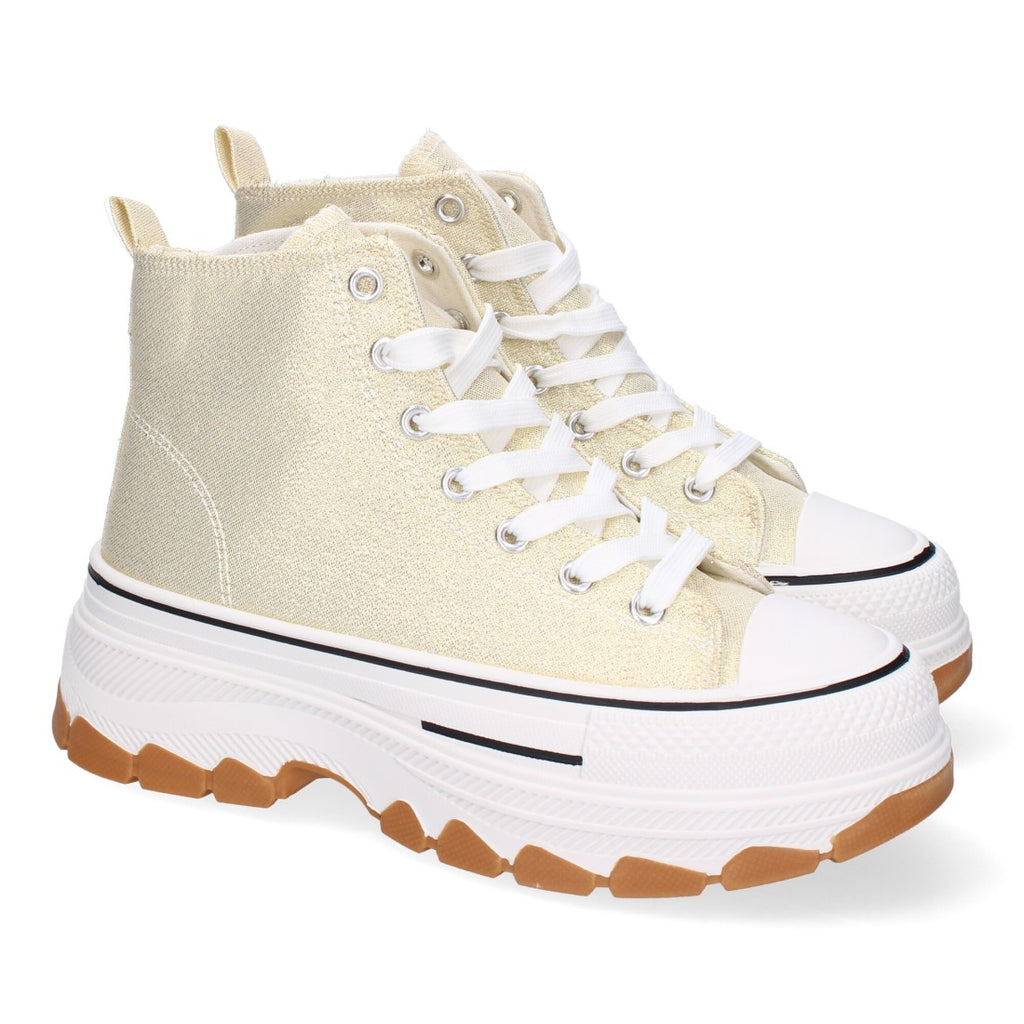 Bolsoloco Zapato Plataforma Oro