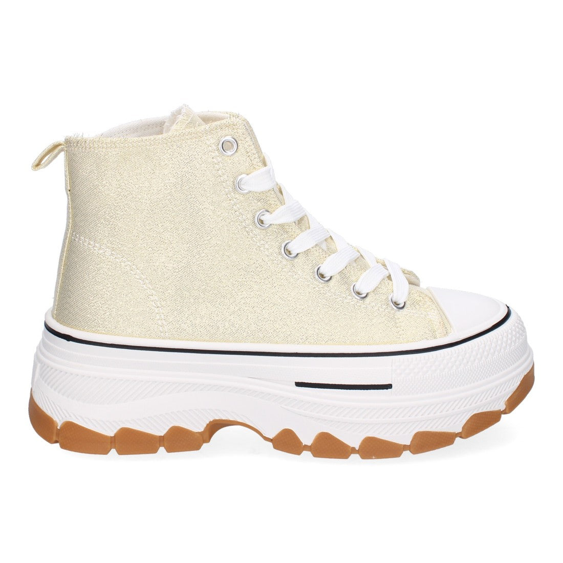Bolsoloco Zapato Plataforma Oro