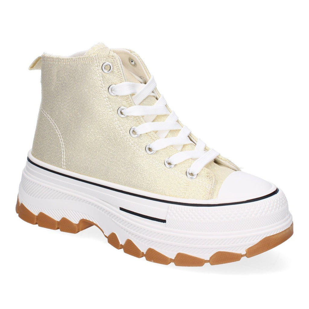 Bolsoloco Zapato Plataforma Oro