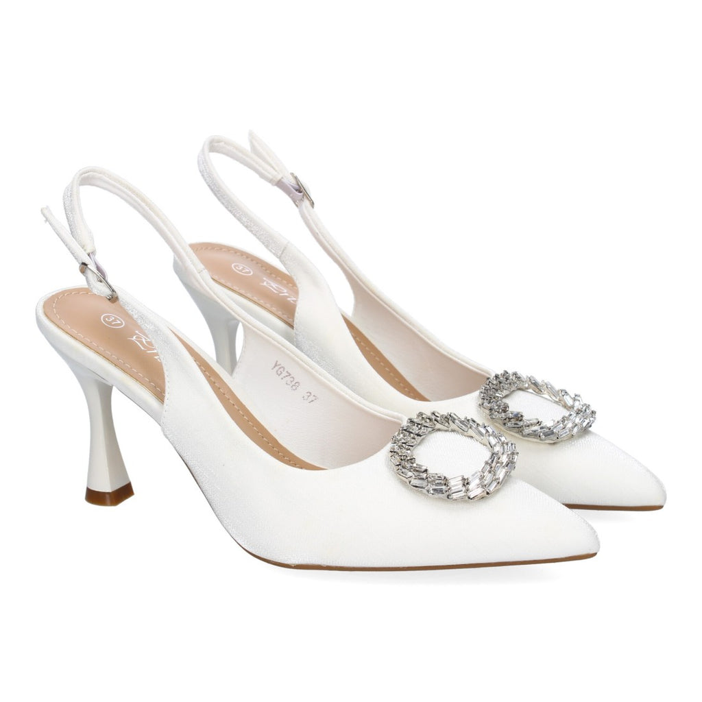 Bolsoloco Salon Hebilla Blanco