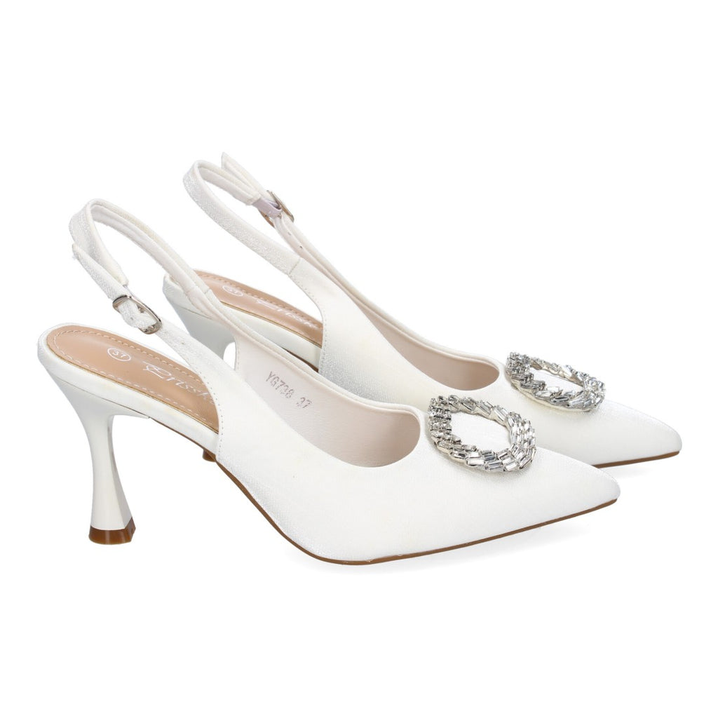 Bolsoloco Salon Hebilla Blanco