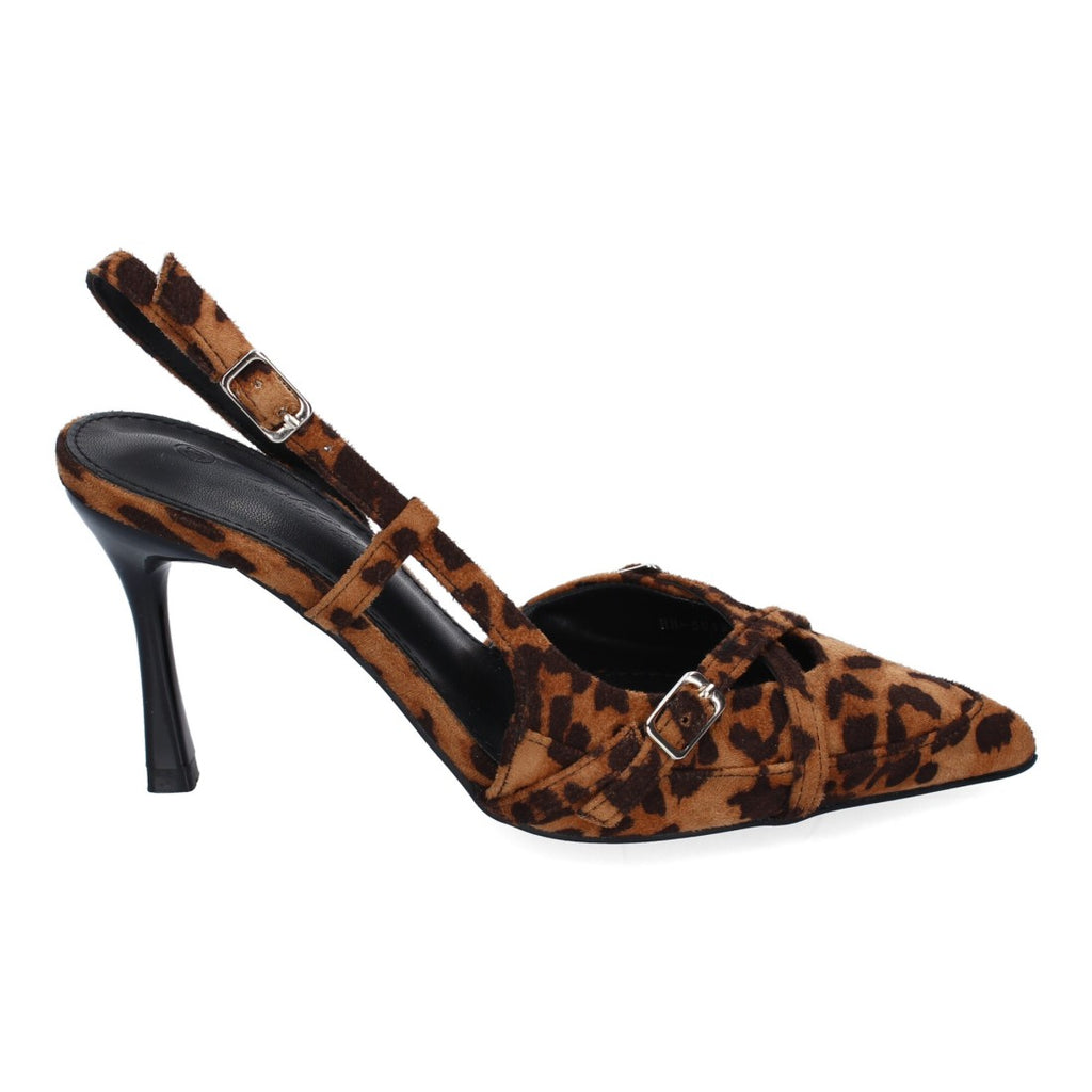 Bolsoloco Sandalia Cuña Leopardo