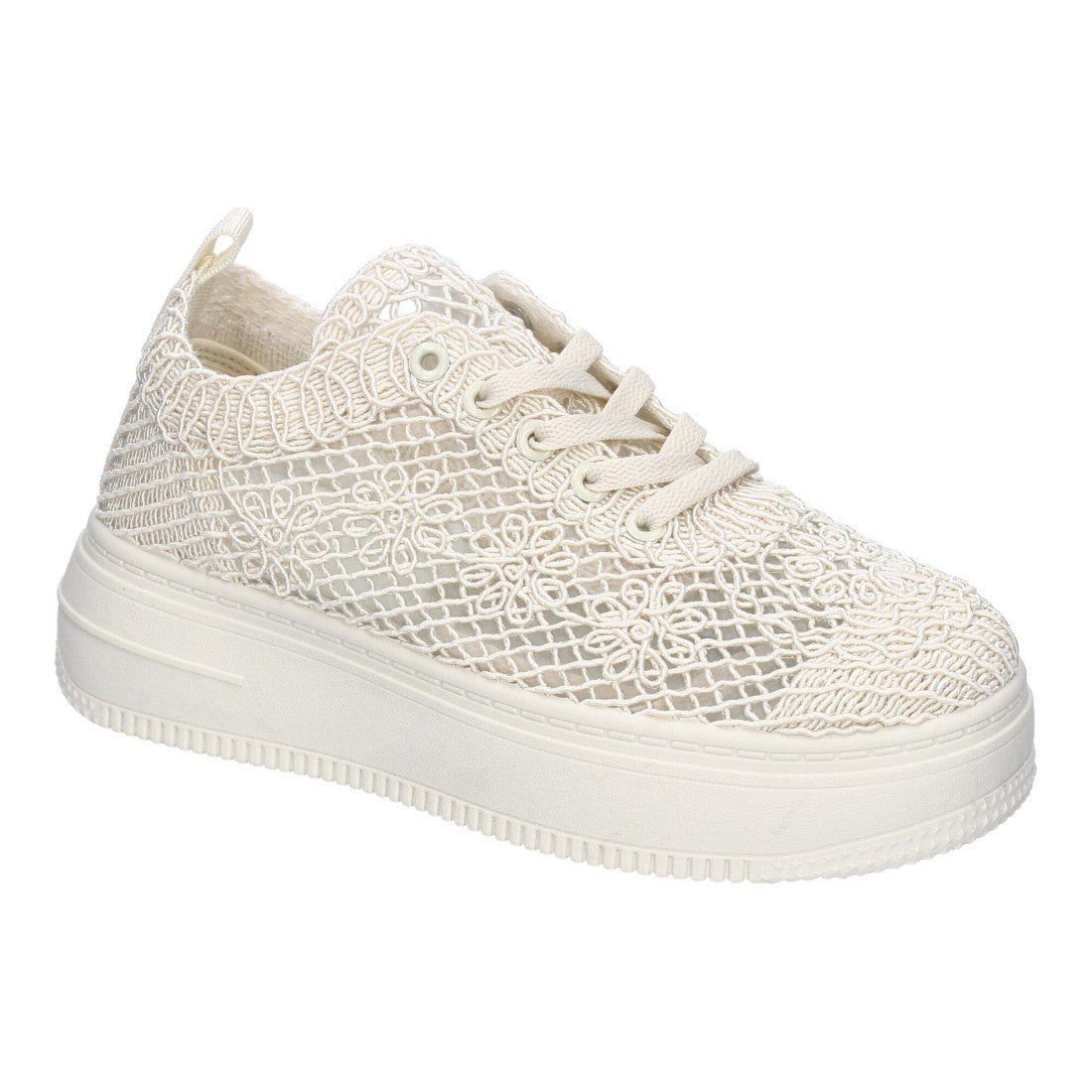 Bolsoloco Zapato Bordado Beige