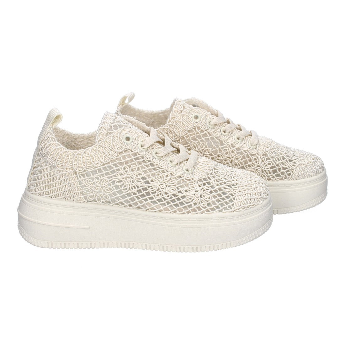 Bolsoloco Zapato Bordado Beige
