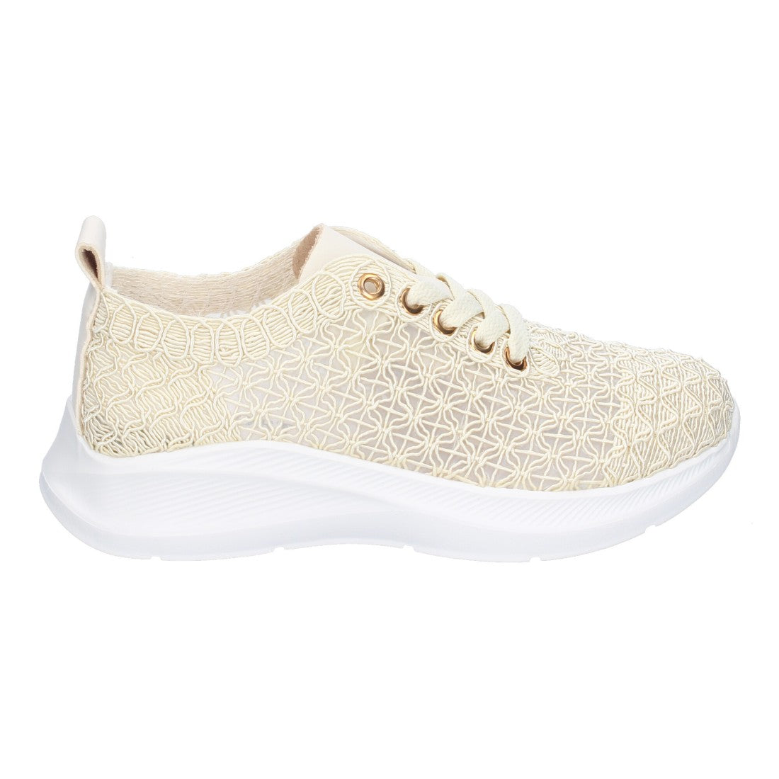 Bolsoloco Zapato Bordado Beige
