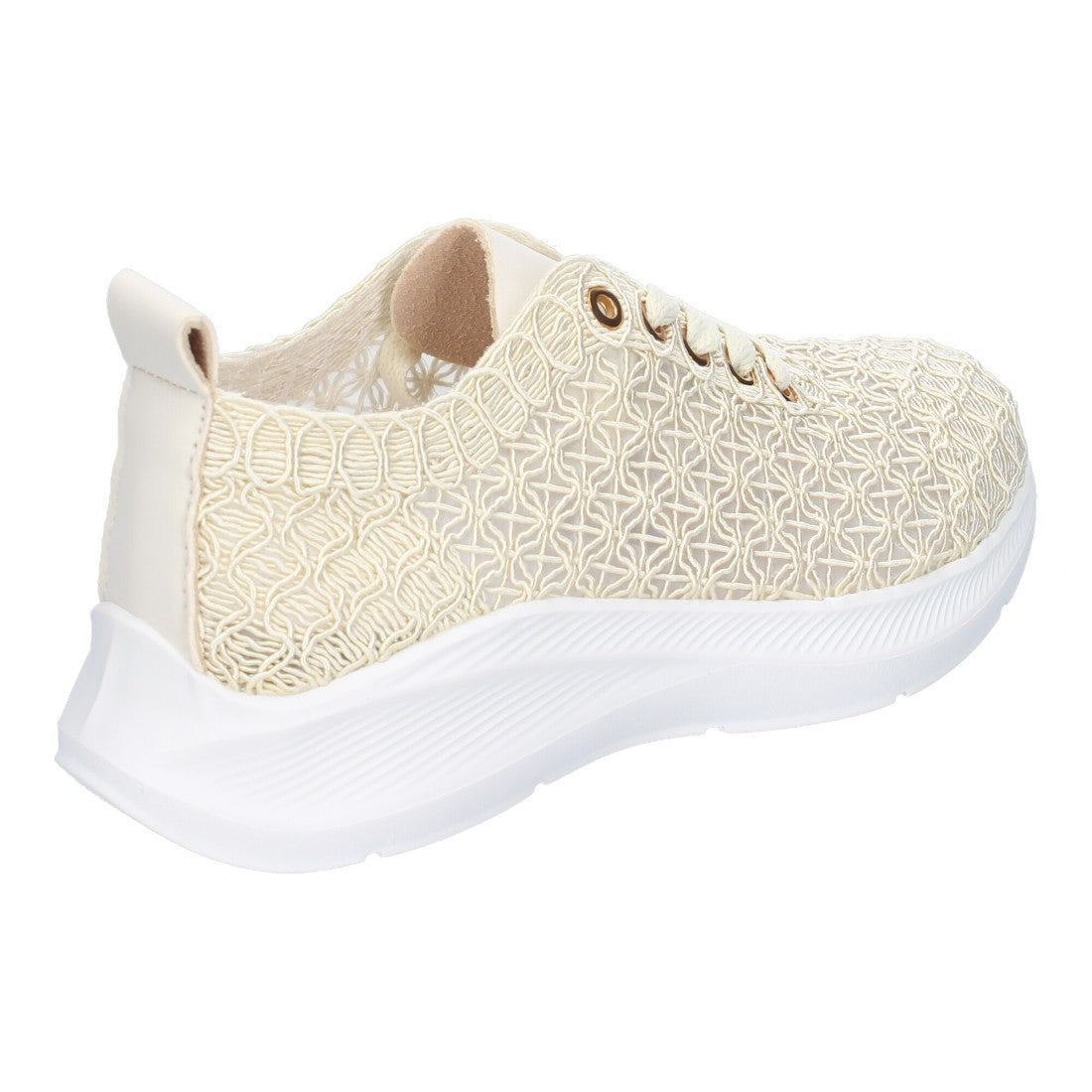 Bolsoloco Zapato Bordado Beige