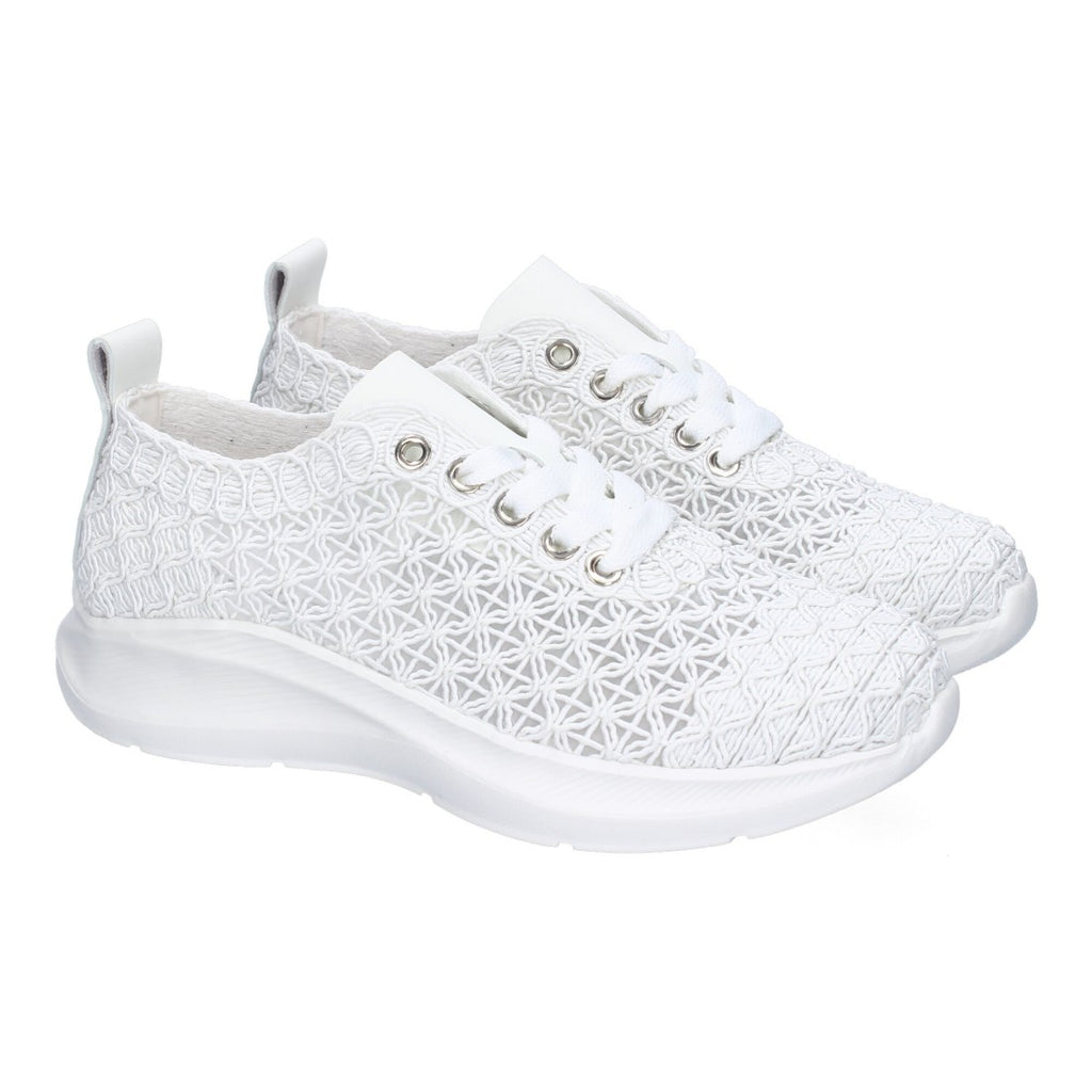 Bolsoloco Zapato Bordado Blanco