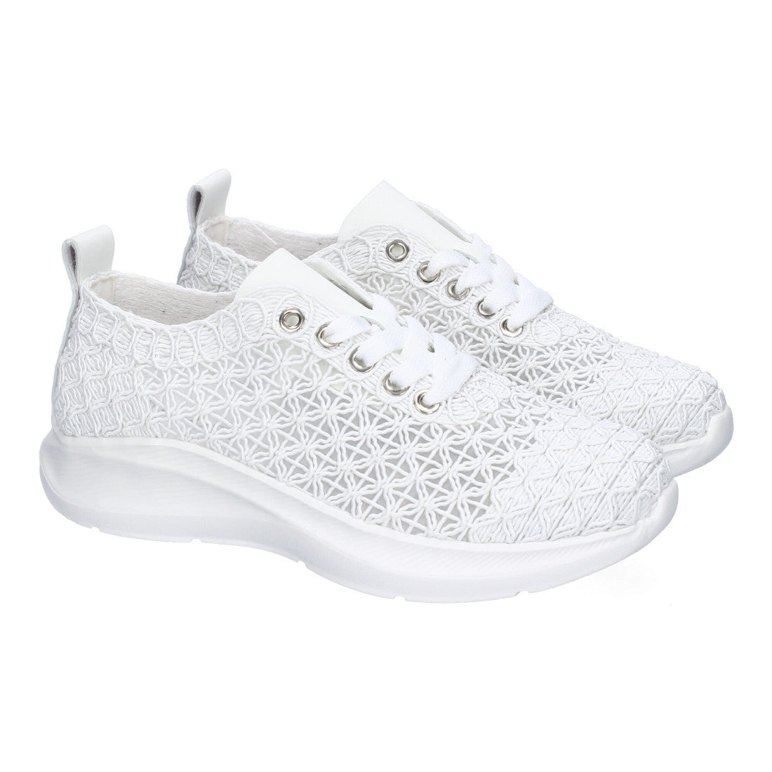 Bolsoloco Zapato Bordado Blanco