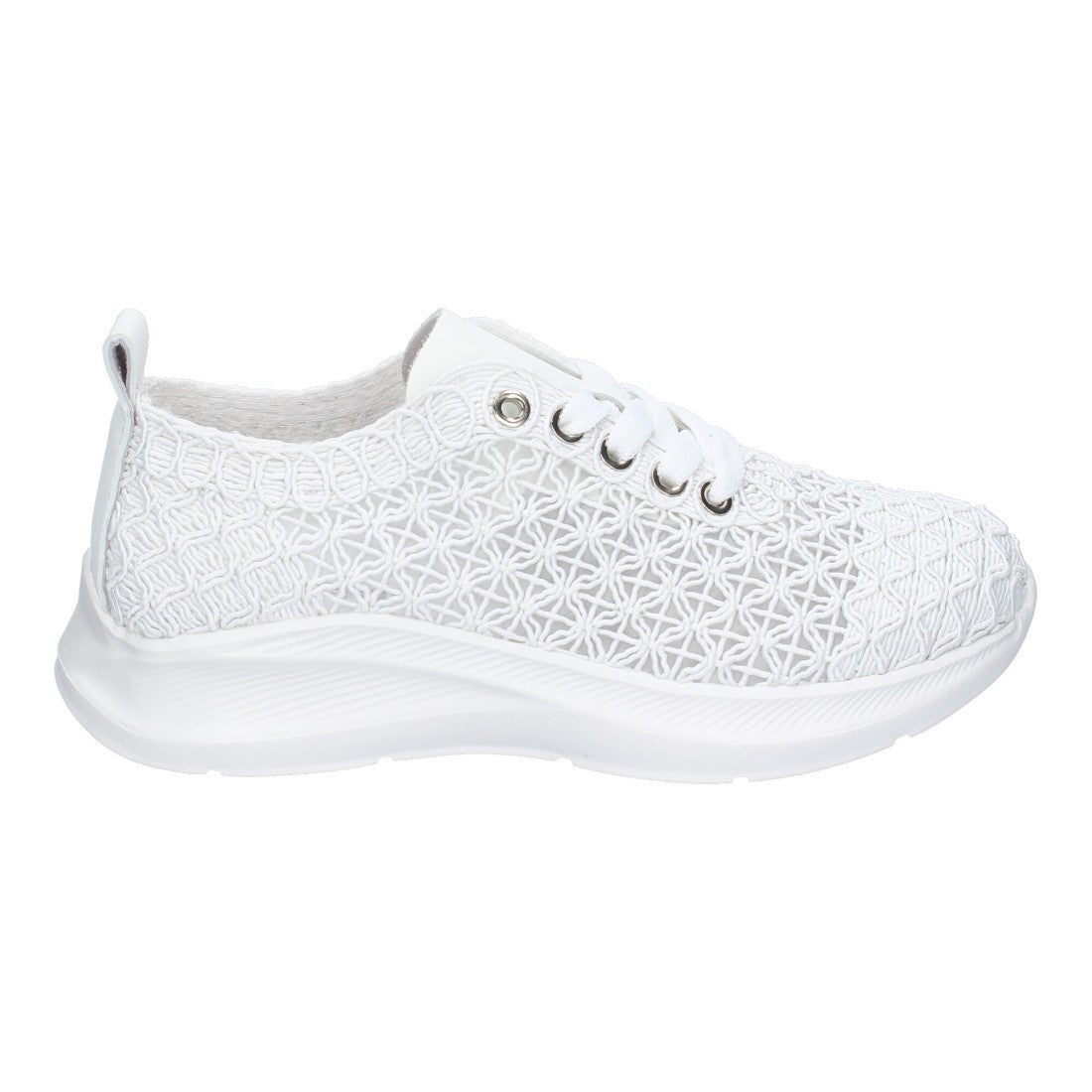 Bolsoloco Zapato Bordado Blanco
