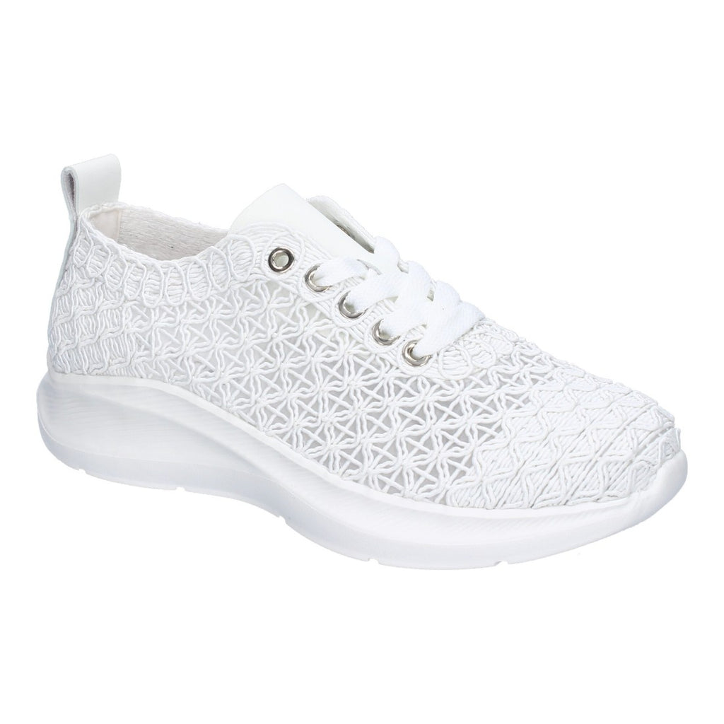 Bolsoloco Zapato Bordado Blanco