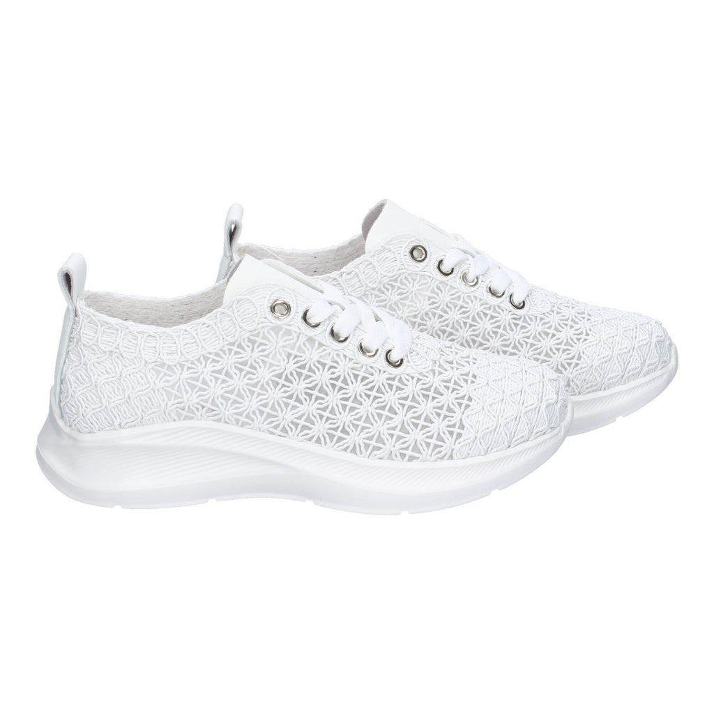Bolsoloco Zapato Bordado Blanco