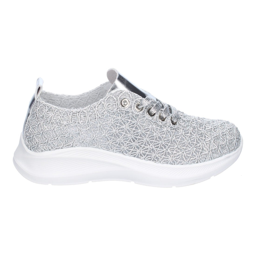 Bolsoloco Zapato Bordado Plata