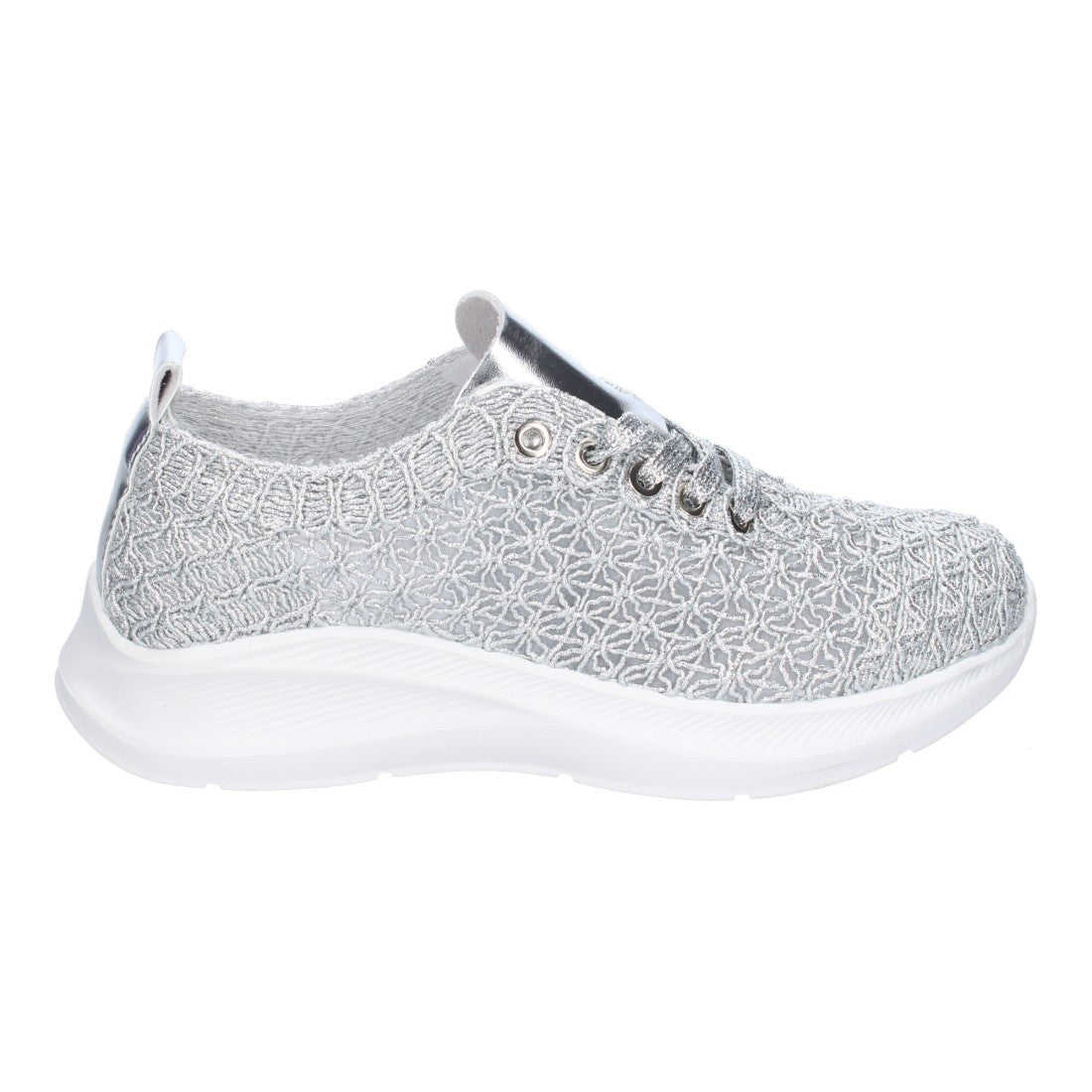 Bolsoloco Zapato Bordado Plata