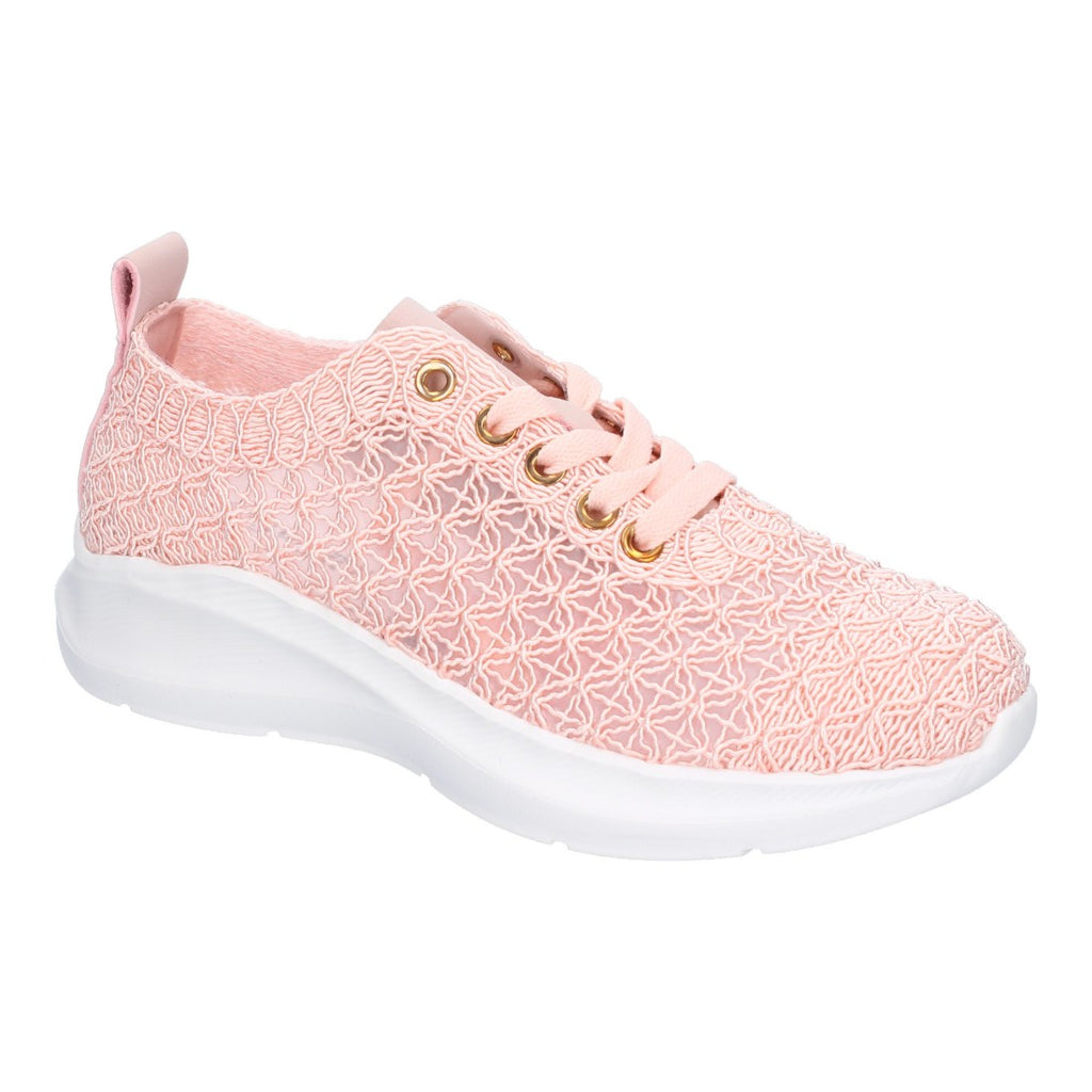 Bolsoloco Zapato Bordado Rosa
