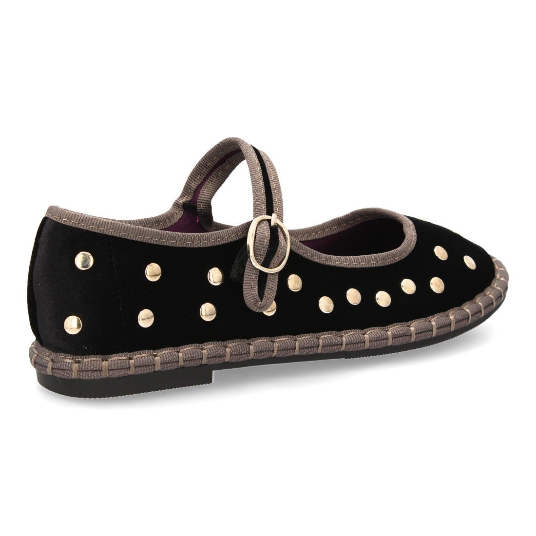 Bolsoloco Bailarina Hebilla Negro