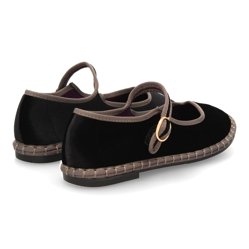 Bolsoloco Bailarina Hebilla Negro