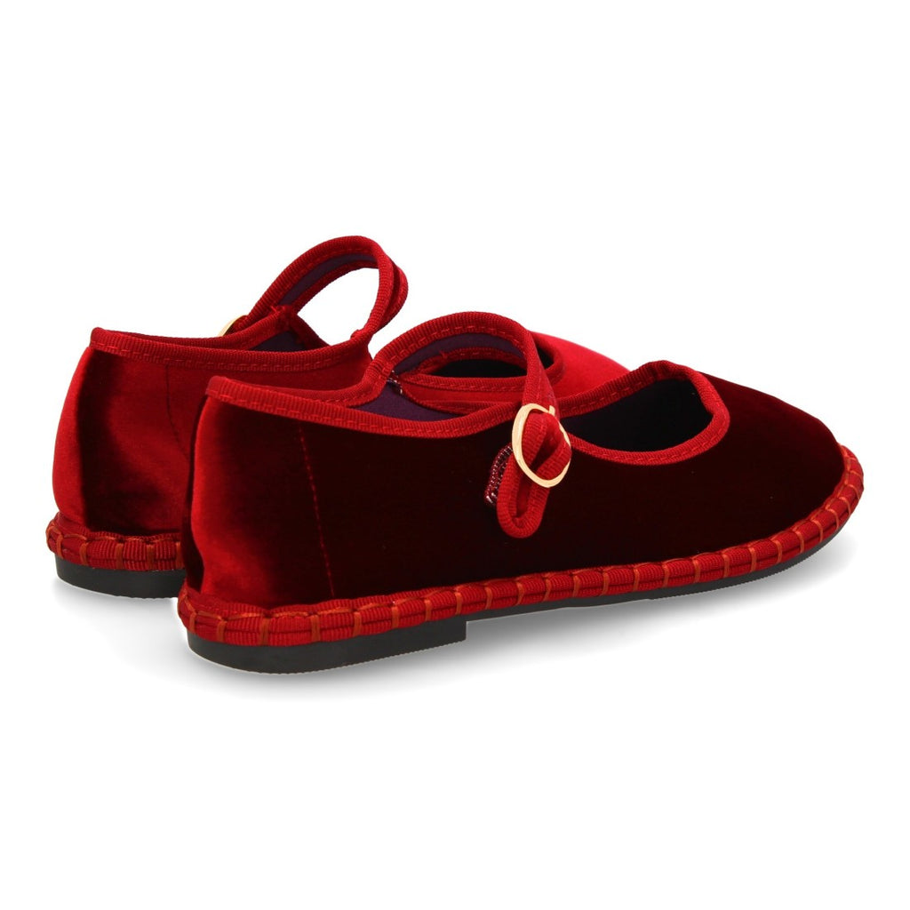 Bolsoloco Bailarina Hebilla Rojo
