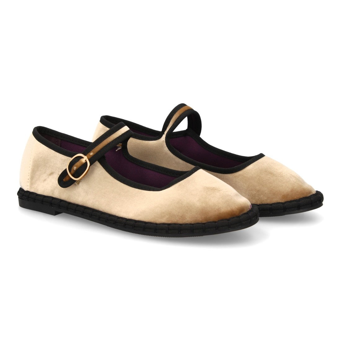 Bolsoloco Bailarina Hebilla Kaki