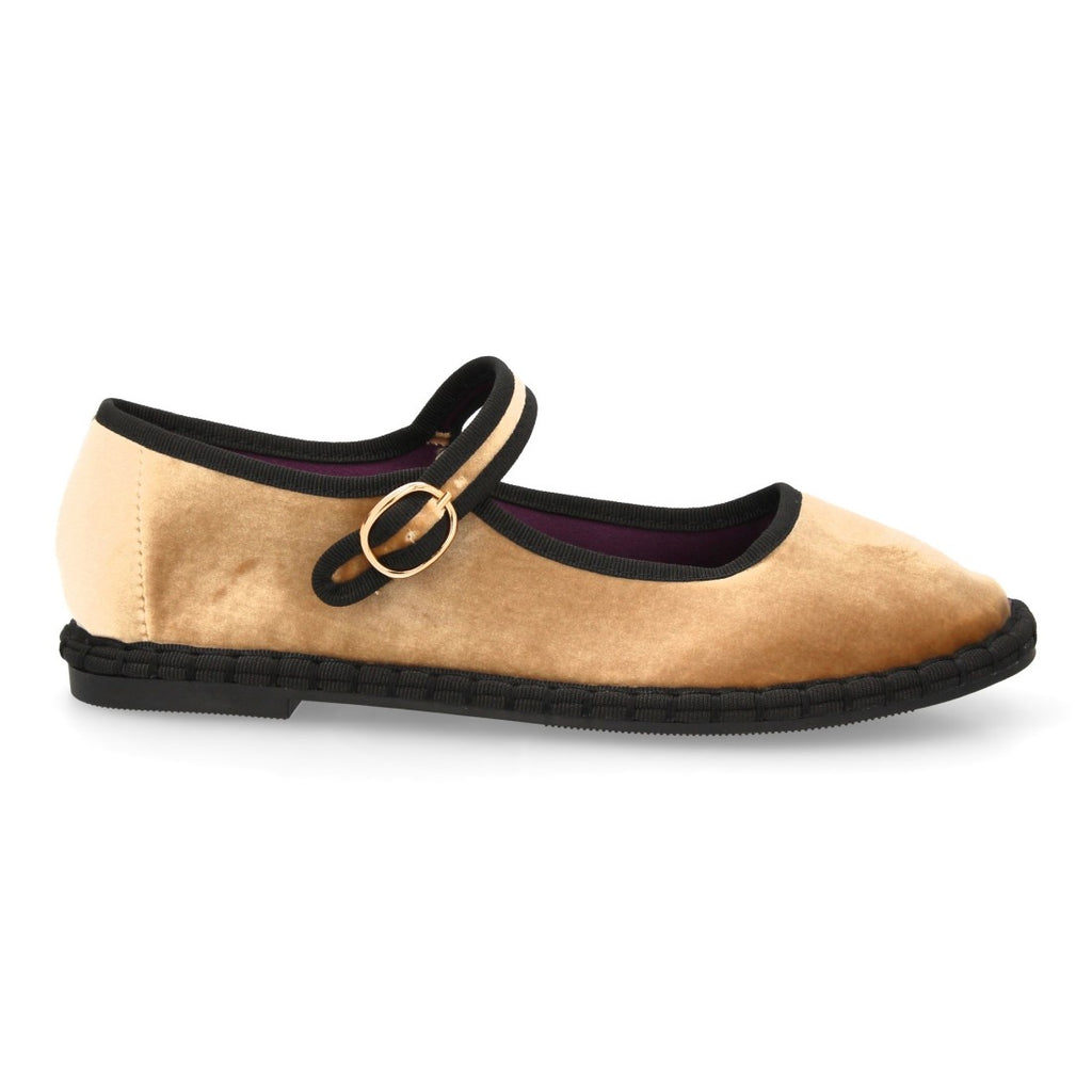 Bolsoloco Bailarina Hebilla Kaki
