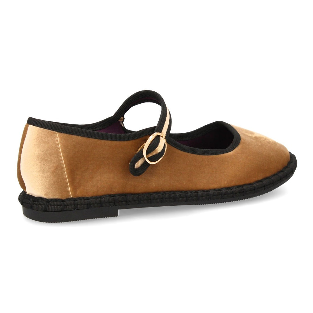 Bolsoloco Bailarina Hebilla Kaki