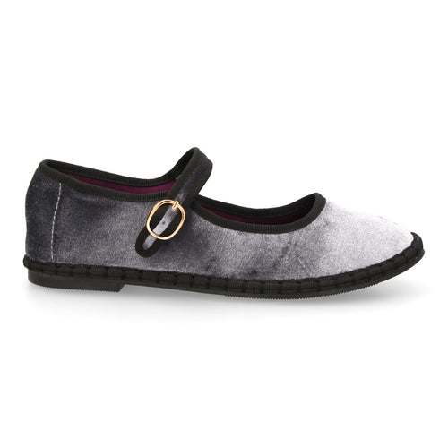Bolsoloco Bailarina Hebilla Gris