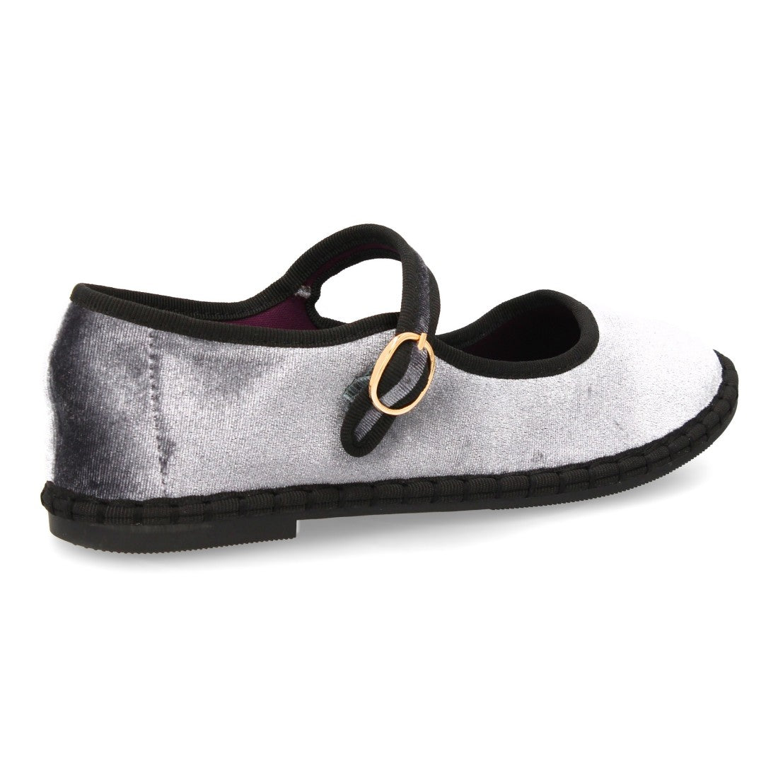 Bolsoloco Bailarina Hebilla Gris
