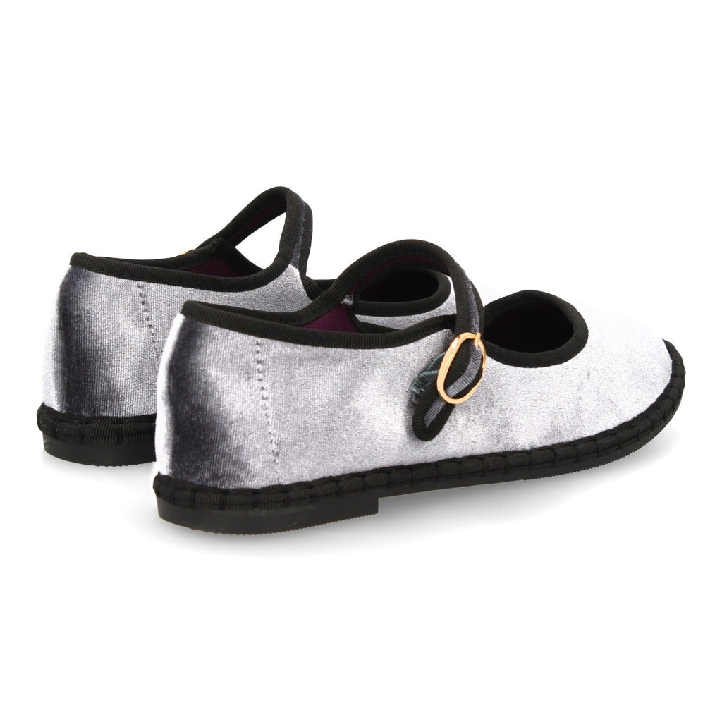 Bolsoloco Bailarina Hebilla Gris