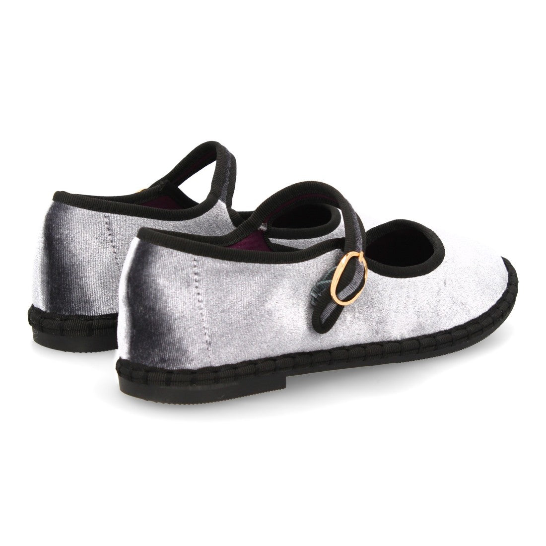 Bolsoloco Bailarina Hebilla Gris