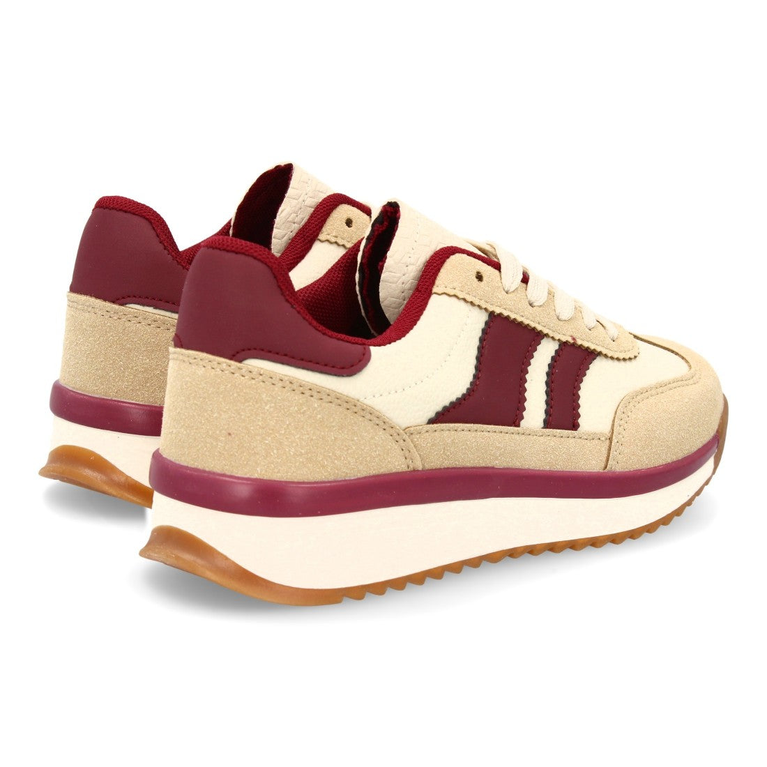 Bolsoloco Zapato Top Burdeos