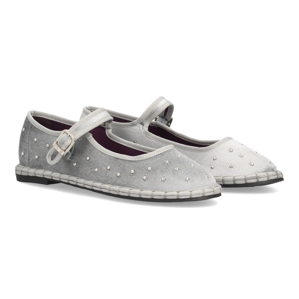 Bolsoloco Bailarina Hebilla Gris