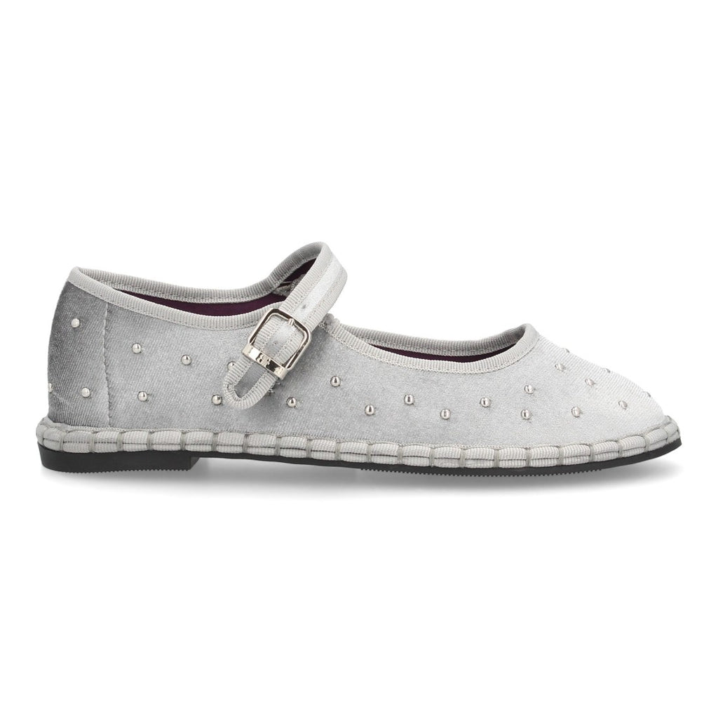 Bolsoloco Bailarina Hebilla Gris