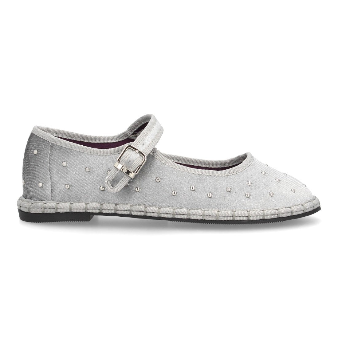Bolsoloco Bailarina Hebilla Gris