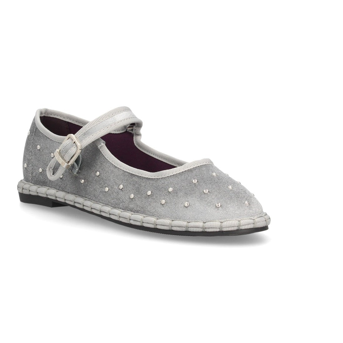 Bolsoloco Bailarina Hebilla Gris